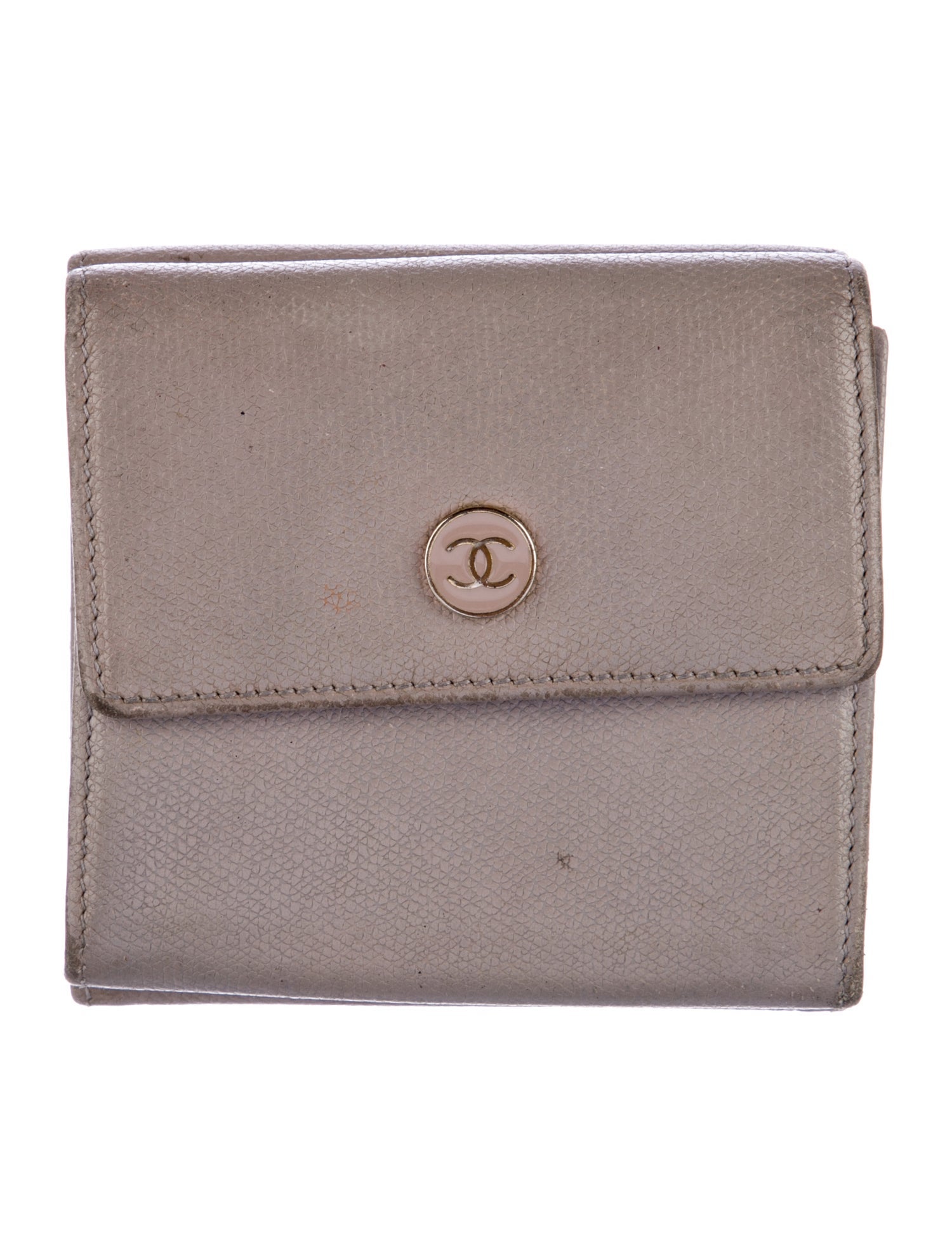 Chanel Vintage Sevruga Compact Wallet