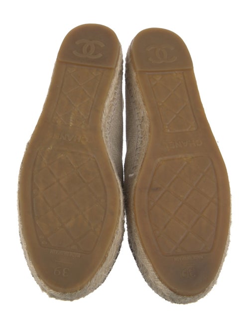 Chanel Interlocking CC Logo Canvas Espadrilles