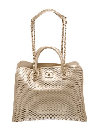 Chanel Perforated Up In The Air Tote