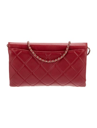 Chanel Retro Label Clutch on Chain