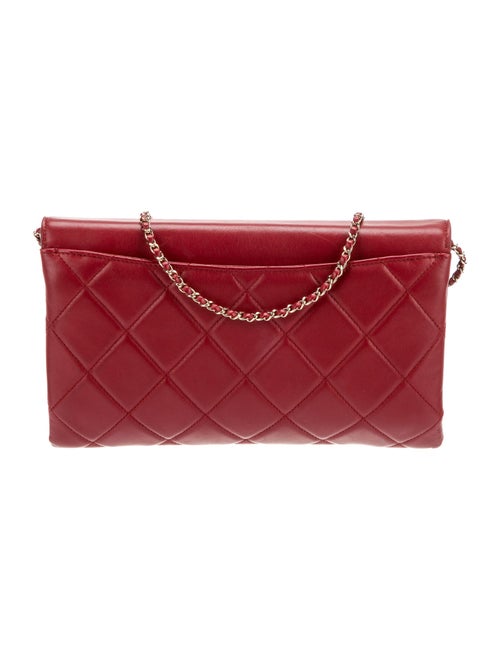 Chanel Retro Label Clutch on Chain