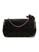 Chanel Extra Mini Square Quilt Camellia Flap Bag