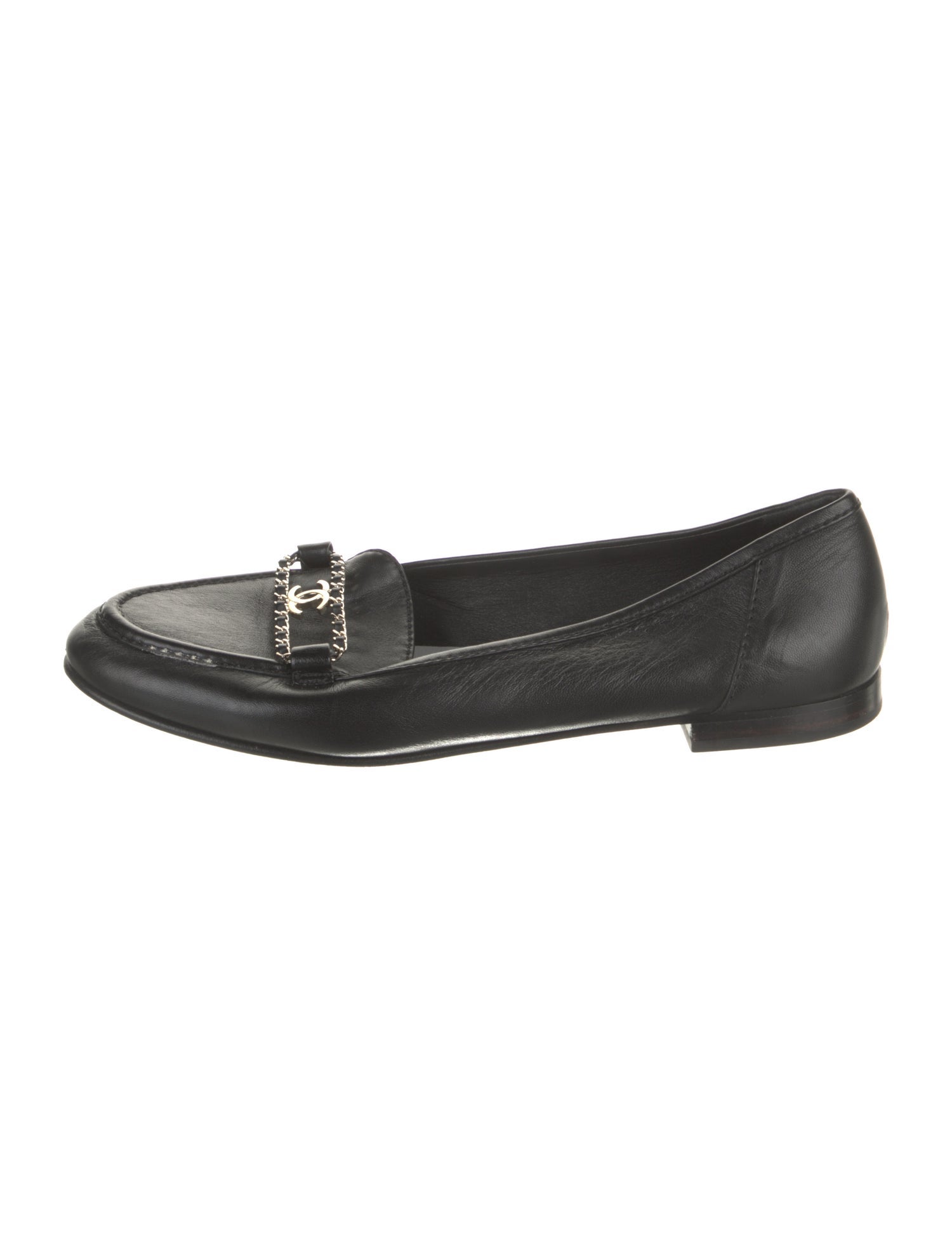 Chanel Vintage Interlocking CC Logo Loafers
