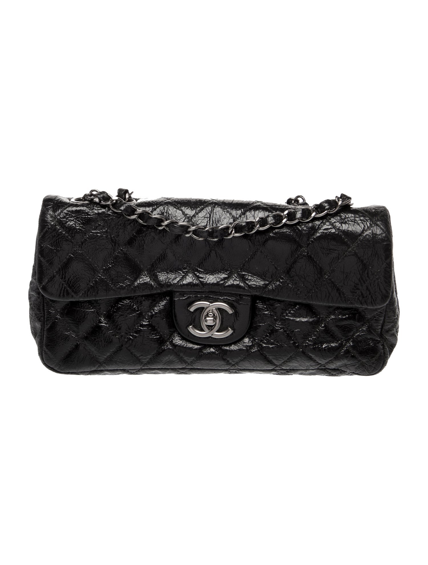 Chanel Patent E/W Flap Bag