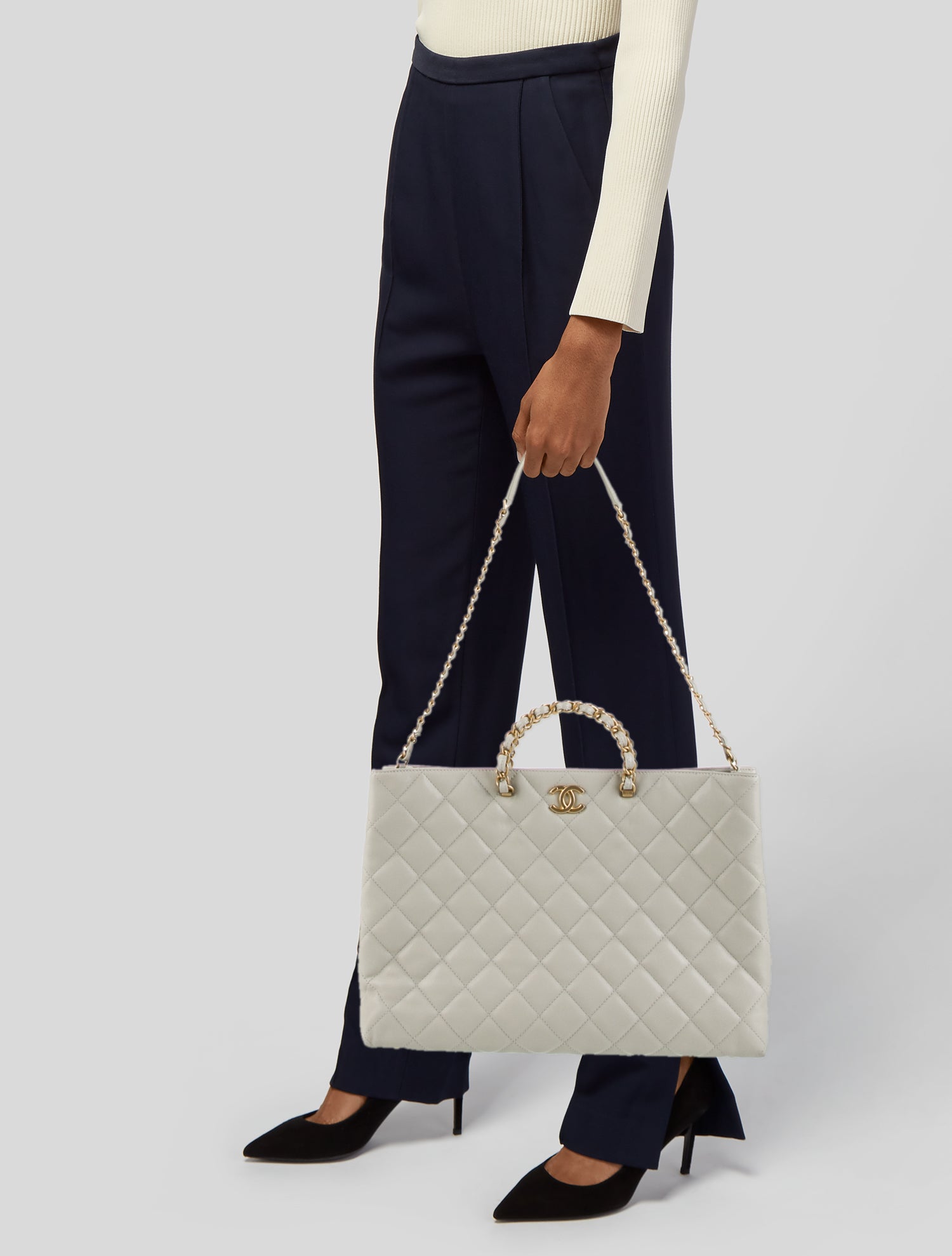 Chanel 2024 CC Quilted Tote