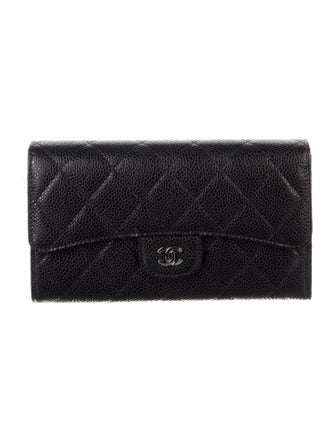Chanel 2014-2015 Interlocking CC Logo Trifold Wallet