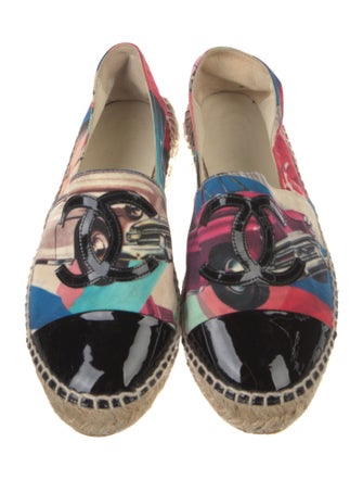 Chanel 2017 Interlocking CC Logo Espadrilles