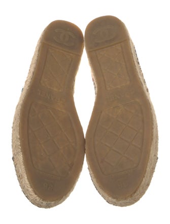 Chanel 2017 Interlocking CC Logo Espadrilles