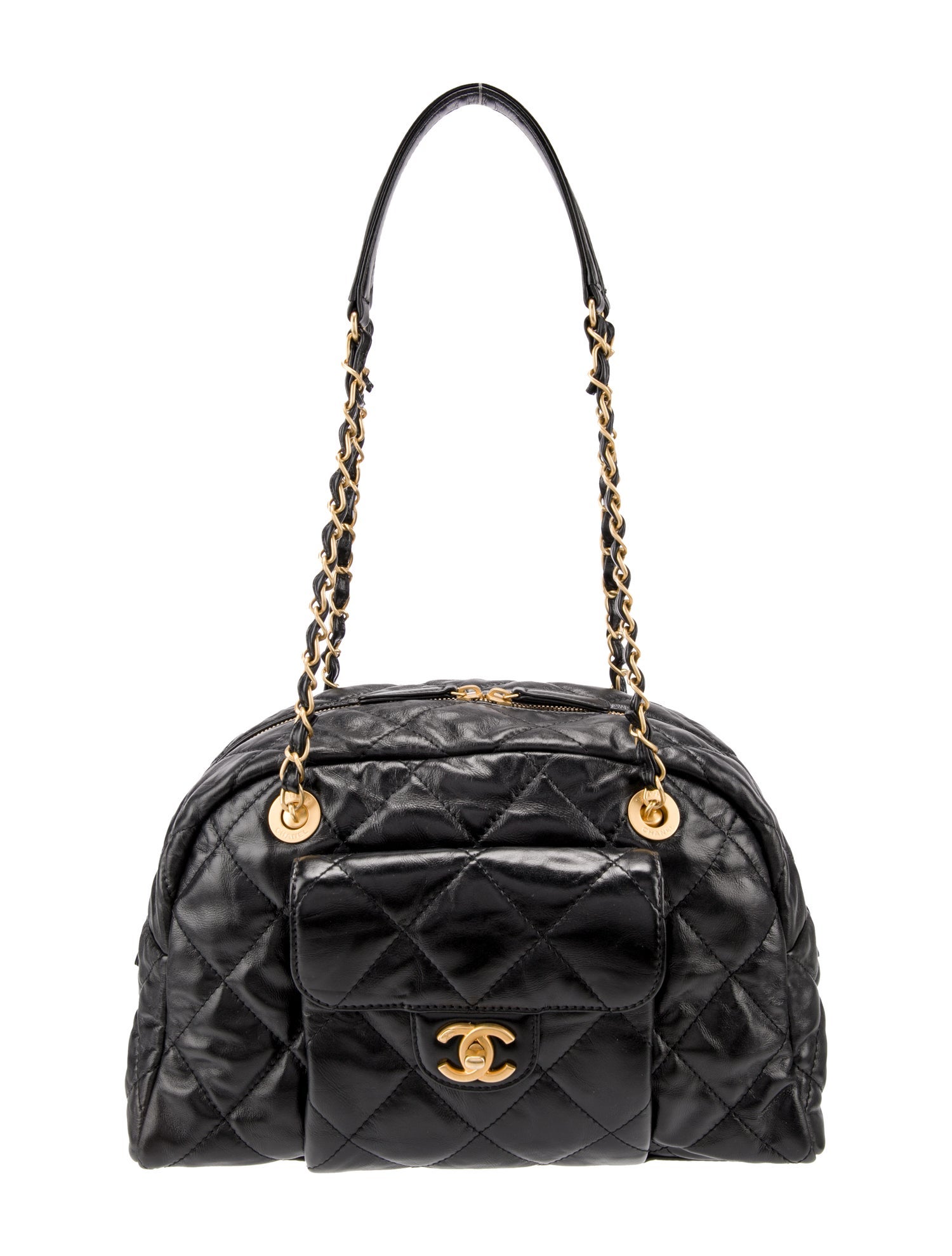 Chanel 2024 Quilted Bowling Bag