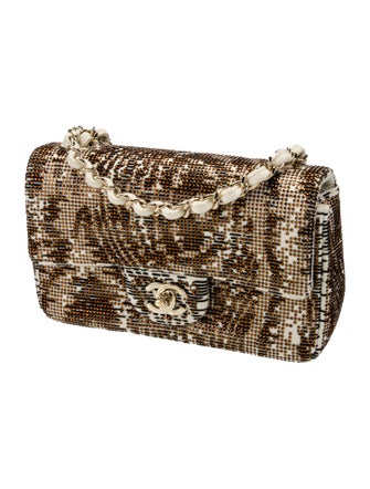 Chanel Crystal Tiger Rectangular Mini Flap Bag