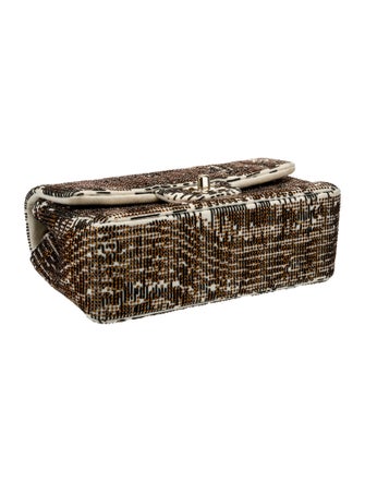 Chanel Crystal Tiger Rectangular Mini Flap Bag