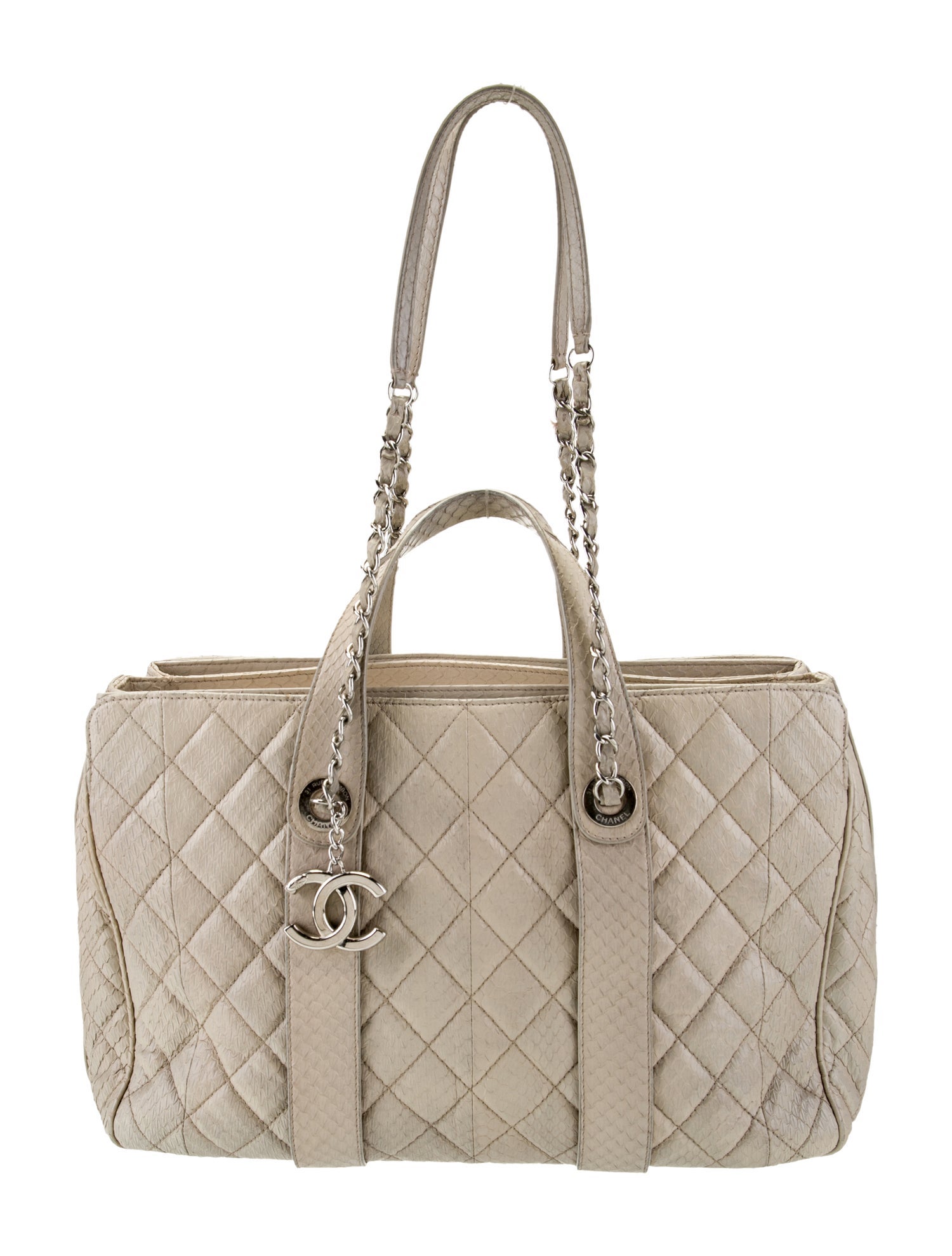 Chanel Python Daily Shopping Tote