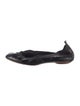 Chanel Interlocking CC Logo Patent Leather Ballet Flats