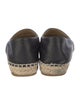 Chanel Interlocking CC Logo Lambskin Espadrilles