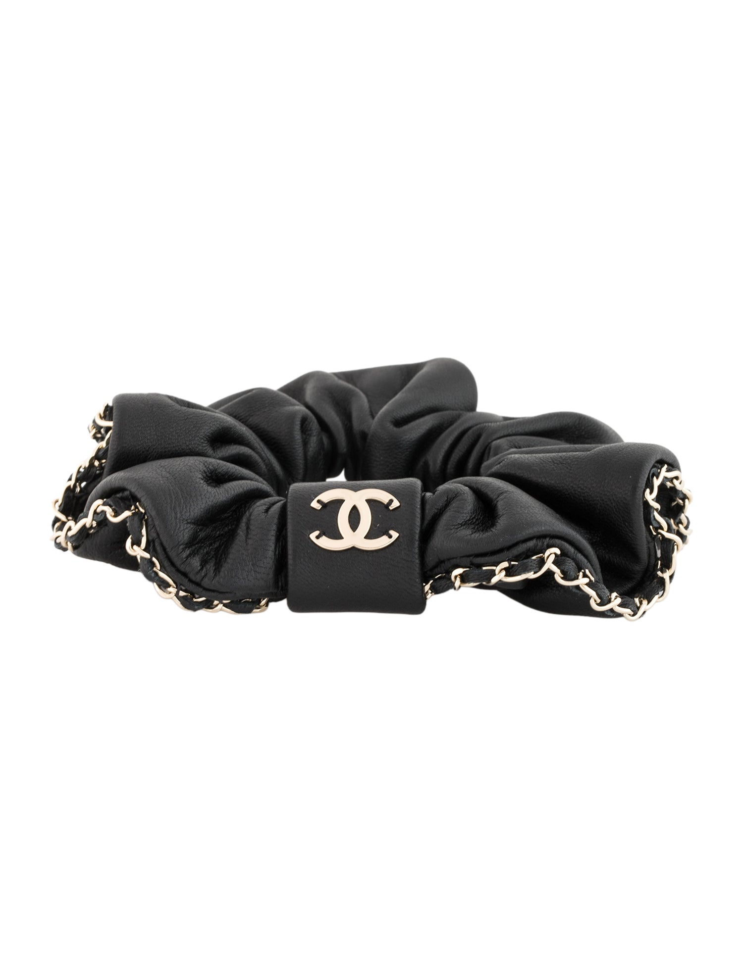 Chanel Interlocking CC Scrunchie