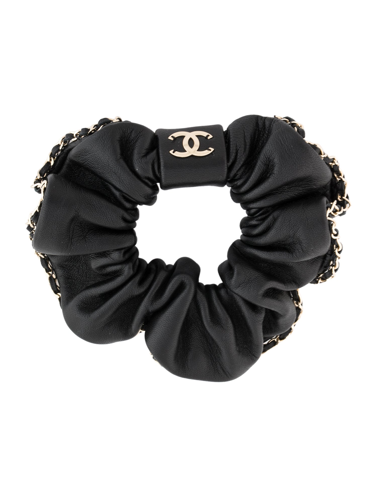 Chanel Interlocking CC Scrunchie