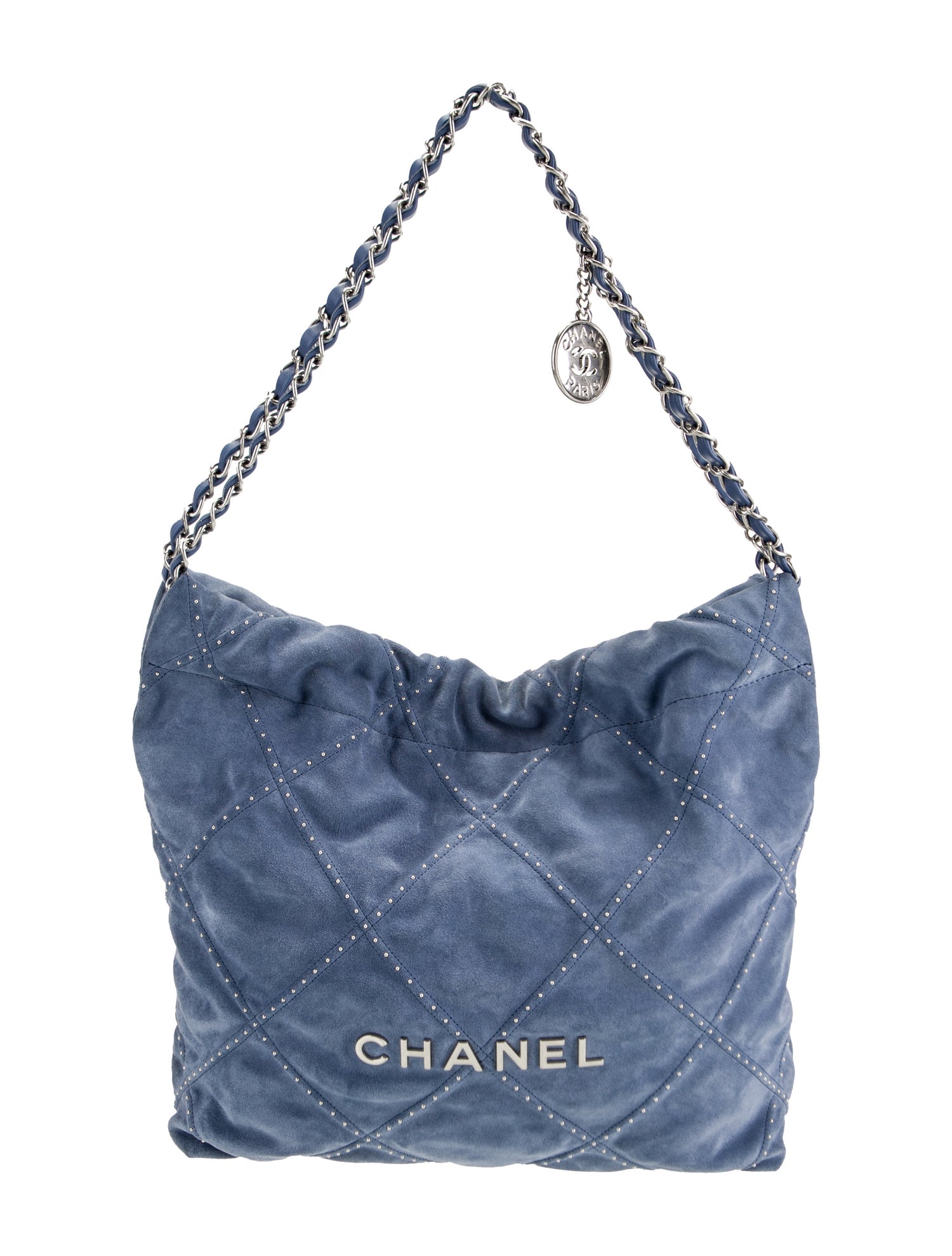 Chanel 2025 Small Suede 22 Hobo