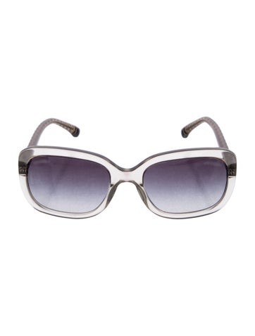 Chanel Sunglasses Interlocking CC Logo Oversize