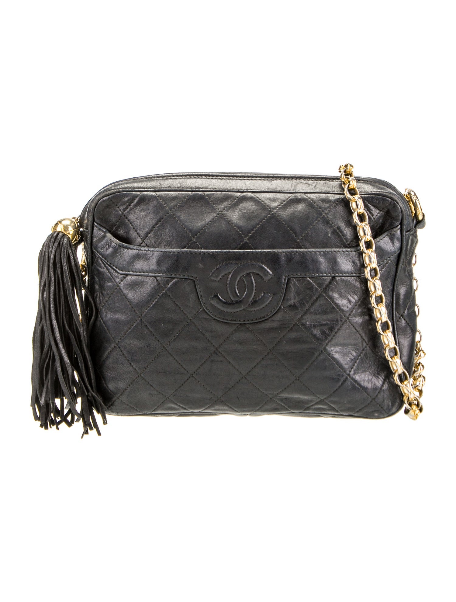 Chanel Quilted Tassel Camera Bag