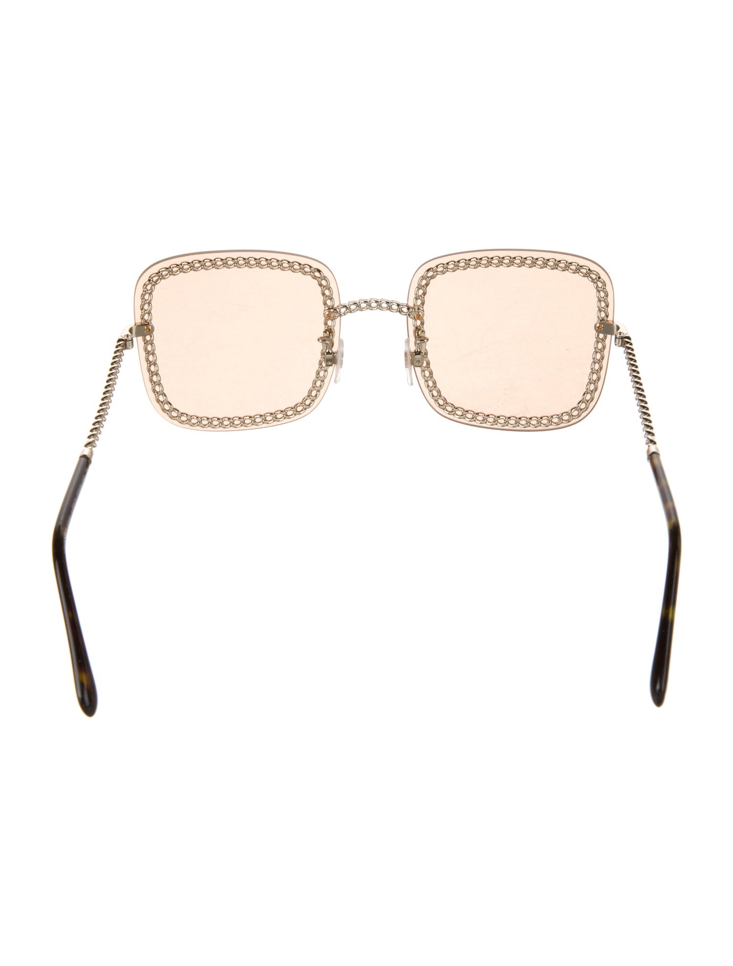 Chanel Interlocking CC Logo Square Sunglasses