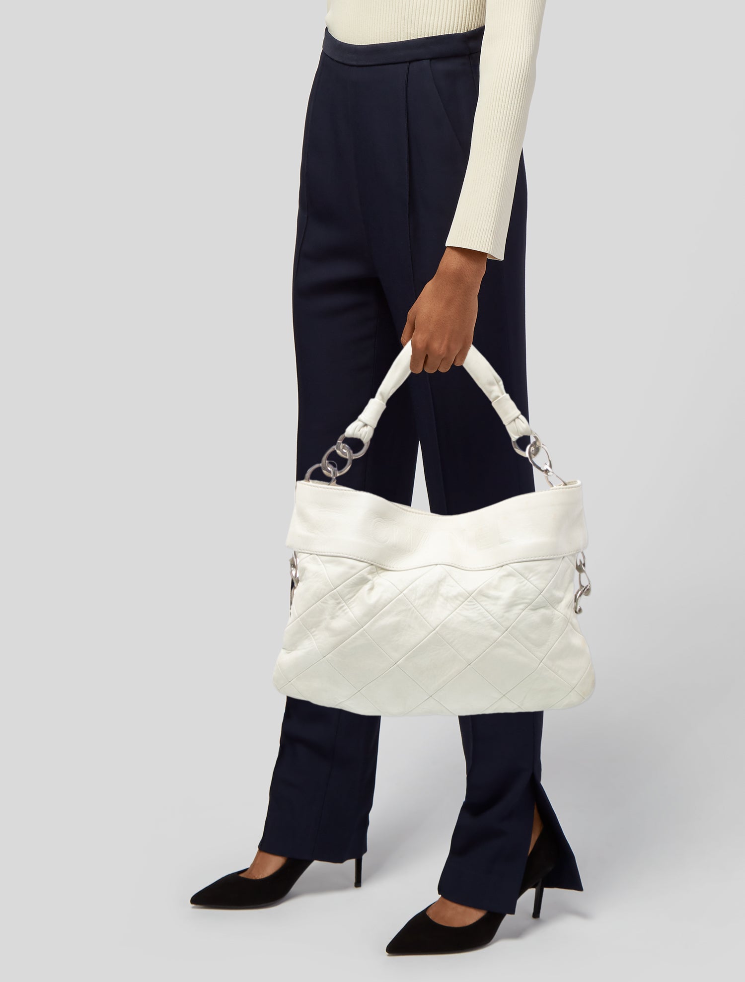 Chanel Quilted Chain Hobo