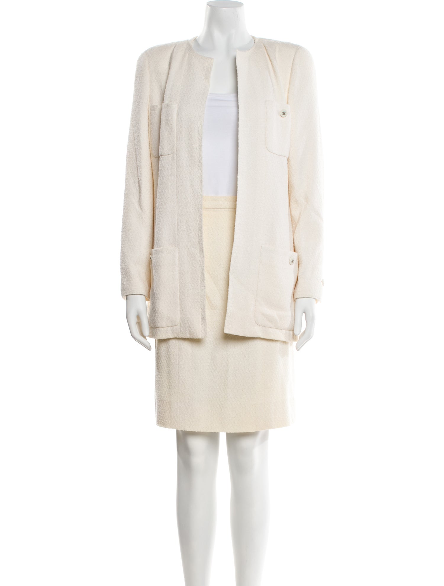 Chanel 1996 Wool Skirt Set