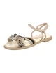 Chanel 2023 Interlocking CC Logo Slingback Sandals