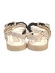 Chanel 2023 Interlocking CC Logo Slingback Sandals