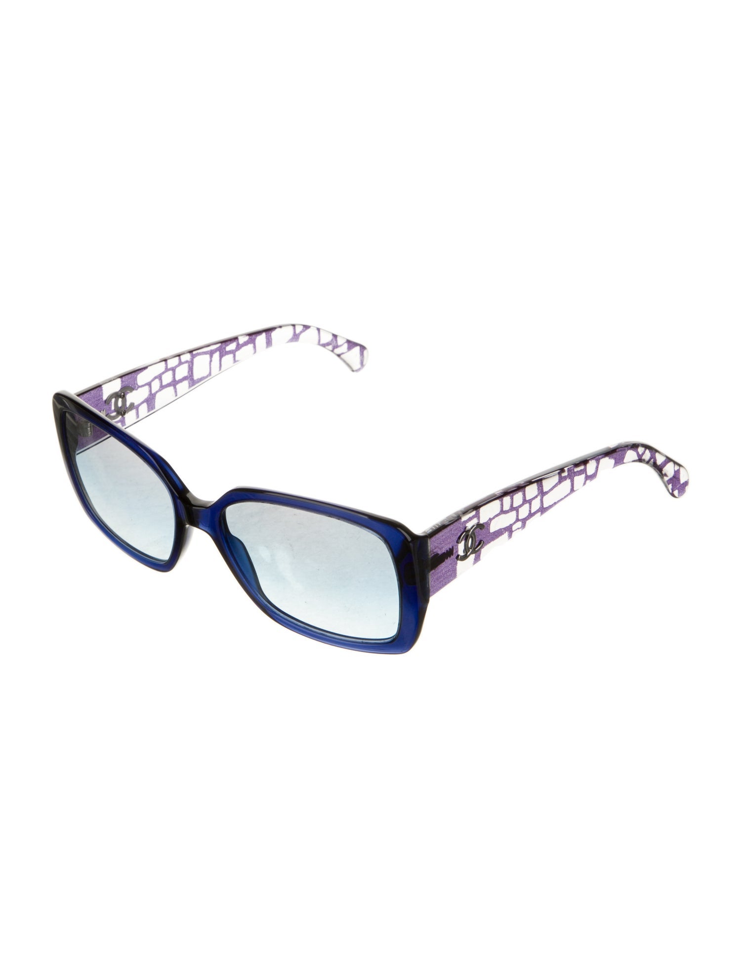 Chanel Interlocking CC Logo Square Sunglasses