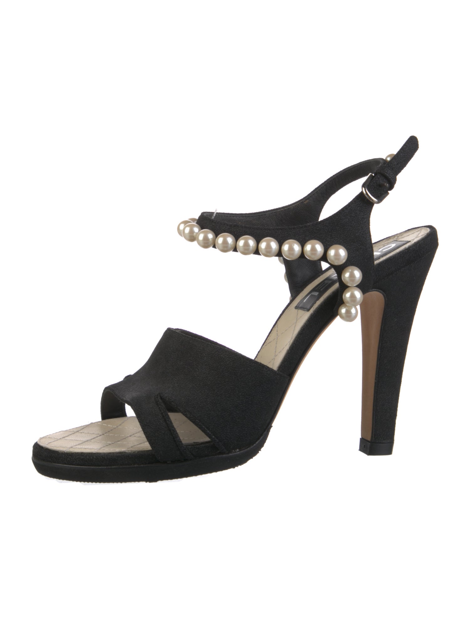 Chanel 2014 Interlocking CC Logo Sandals