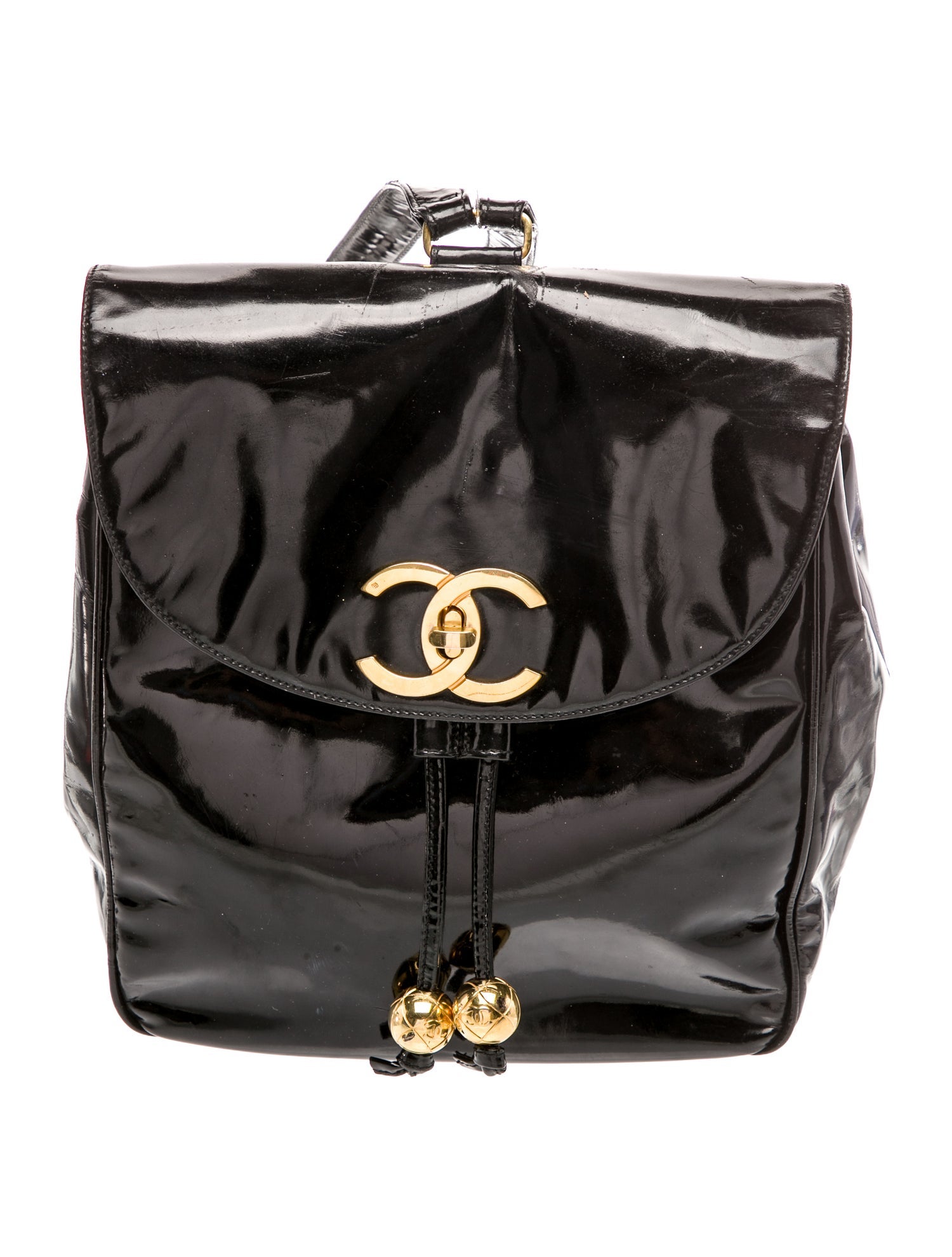 Chanel Jumbo CC Drawstring Backpack