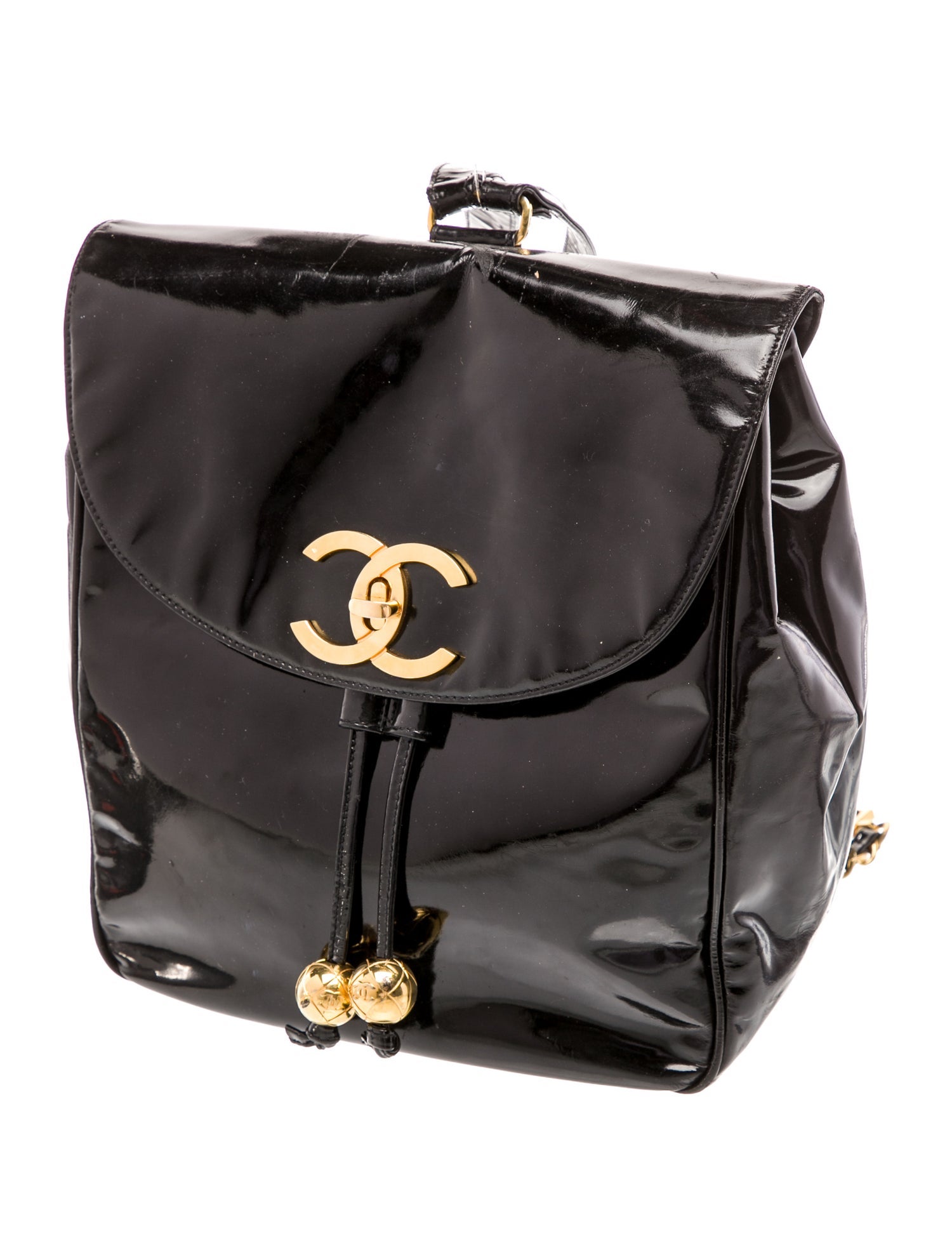 Chanel Jumbo CC Drawstring Backpack