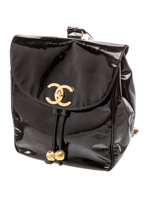 Chanel Jumbo CC Drawstring Backpack