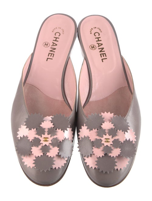 Chanel 2003 Interlocking CC Logo Mules