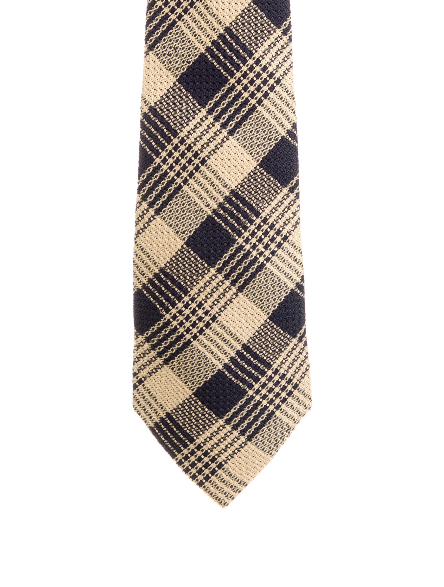 Chanel Plaid Tie w/Tags