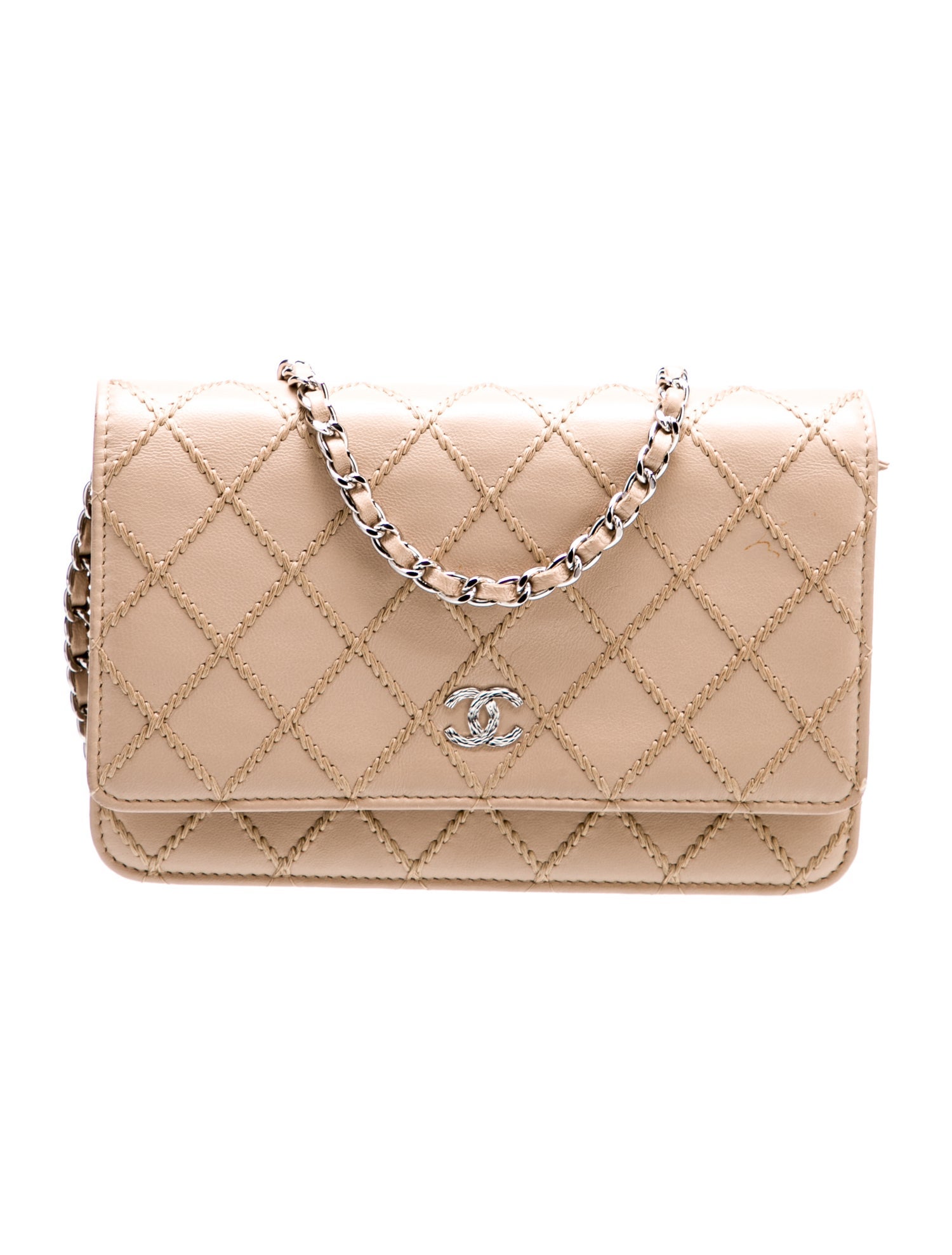 Chanel Fancy CC Wallet On Chain w/Tags