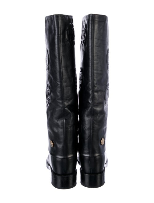 Chanel 2016 Interlocking CC Logo Riding Boots