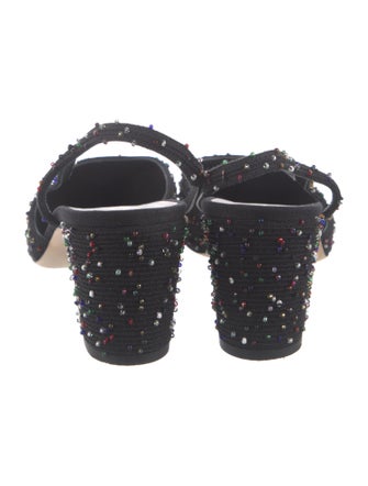 Chanel 2022 Interlocking CC Logo Slingback Pumps