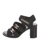 Chanel 2023 Interlocking CC Logo Sandals