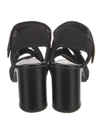 Chanel 2023 Interlocking CC Logo Sandals