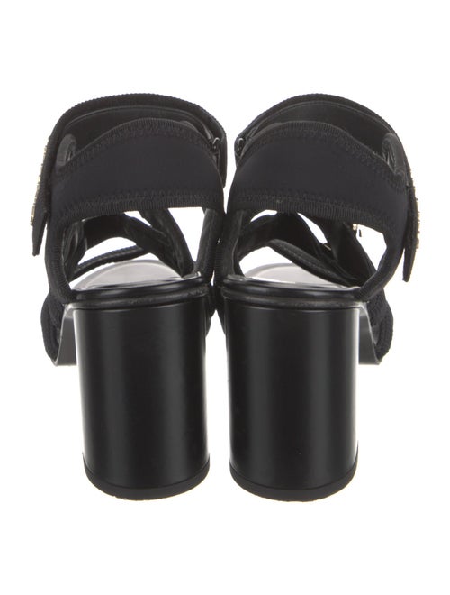Chanel 2023 Interlocking CC Logo Sandals