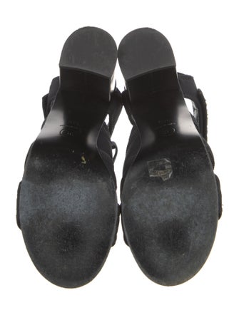 Chanel 2023 Interlocking CC Logo Sandals