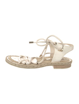 Chanel 2020 Interlocking CC Logo Espadrilles