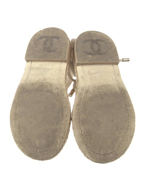 Chanel 2020 Interlocking CC Logo Espadrilles