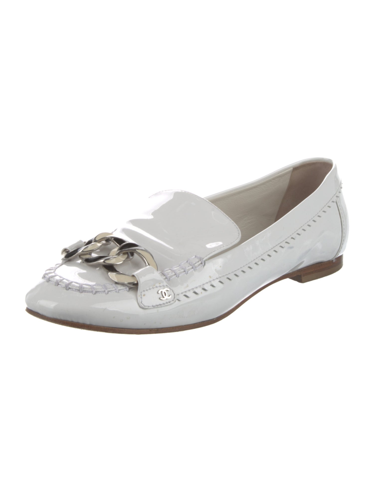 Chanel 2017 Interlocking CC Logo Loafers