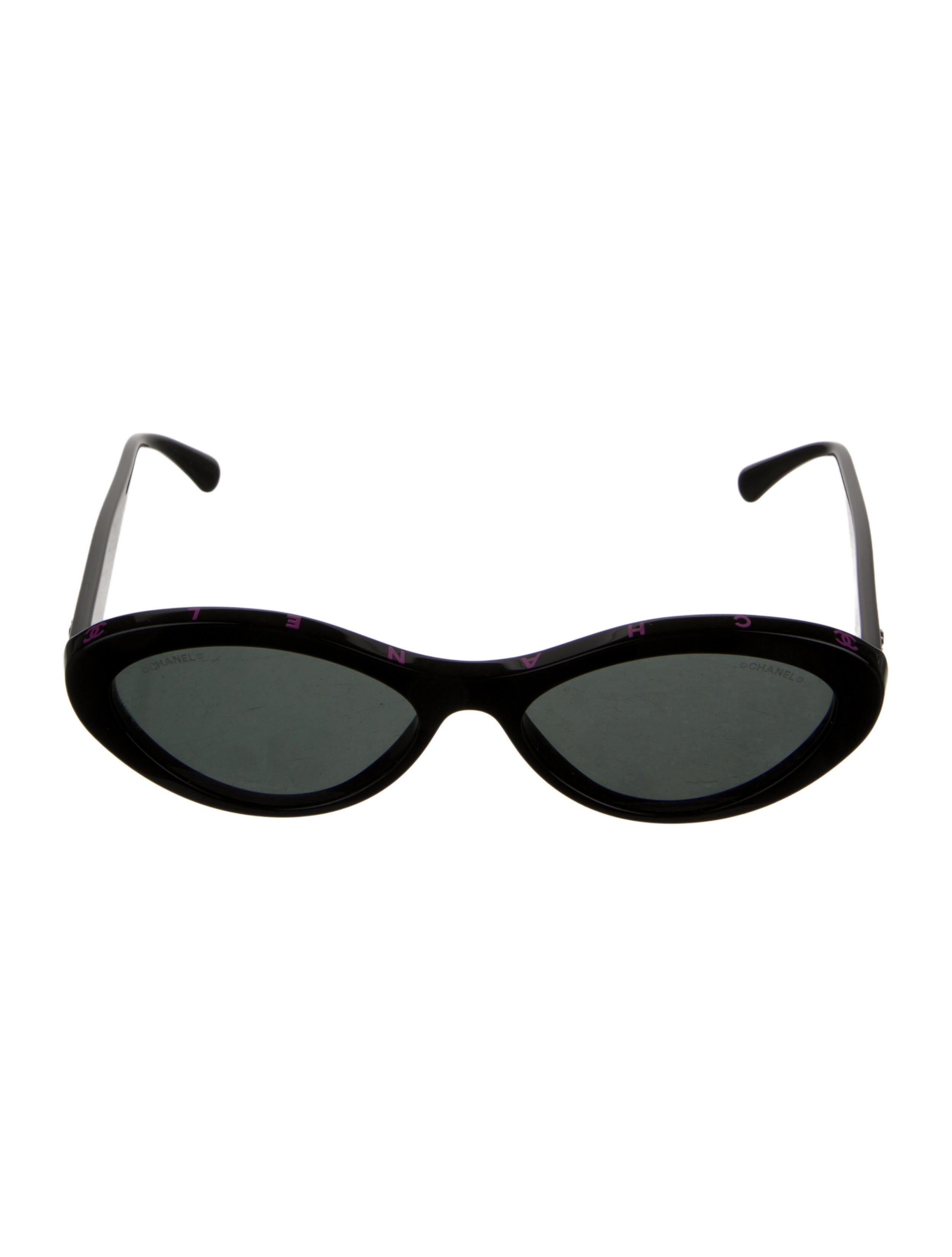 Chanel Interlocking CC Logo Cat-Eye Sunglasses