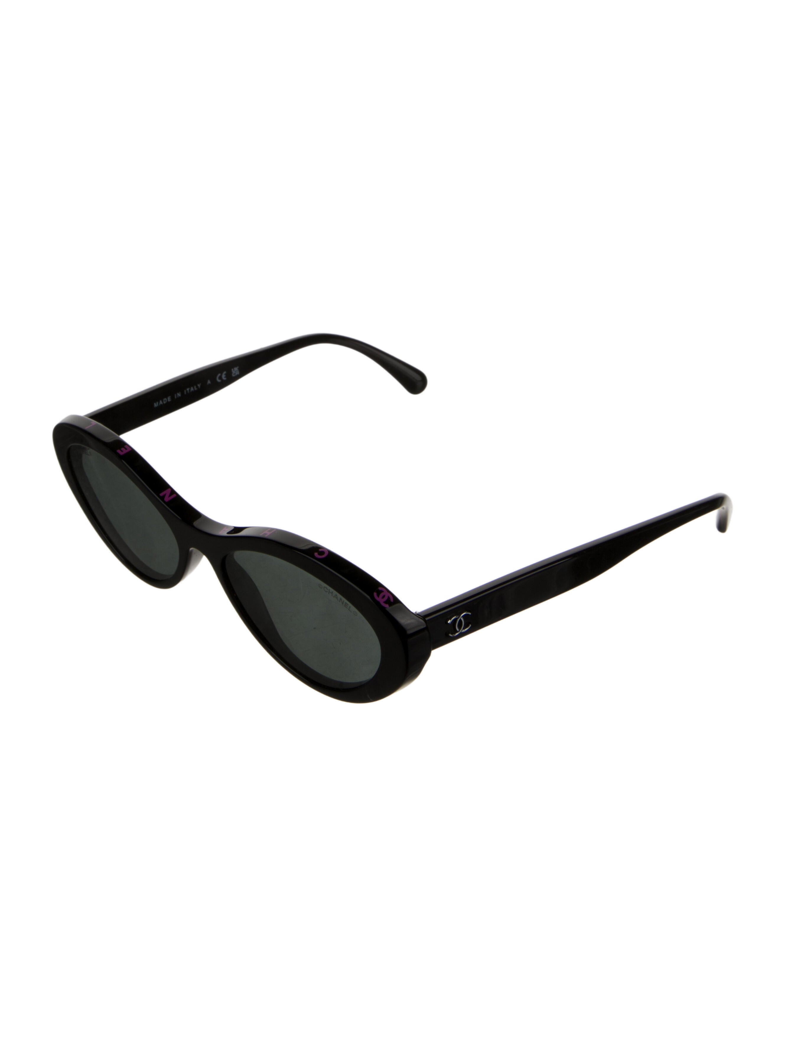 Chanel Interlocking CC Logo Cat-Eye Sunglasses