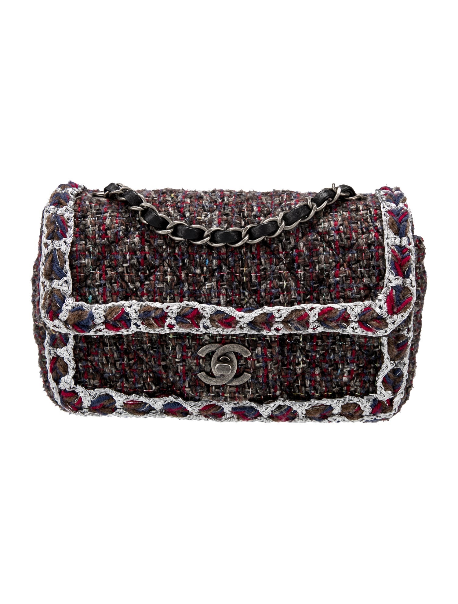 Chanel Tweed Rectangular Mini Flap Bag