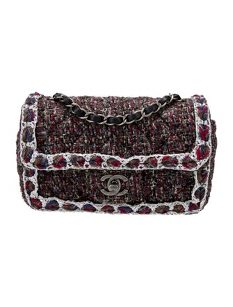 Chanel Tweed Rectangular Mini Flap Bag