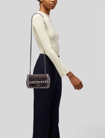 Chanel Tweed Rectangular Mini Flap Bag